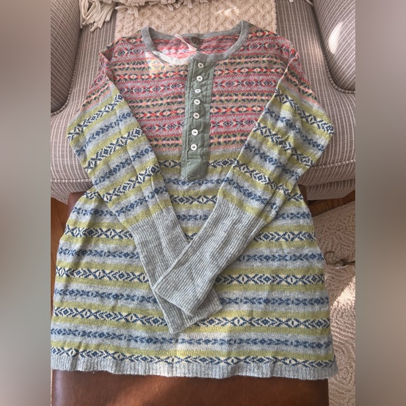 Free People fair isle sweater size XS - Picture 4 of 4